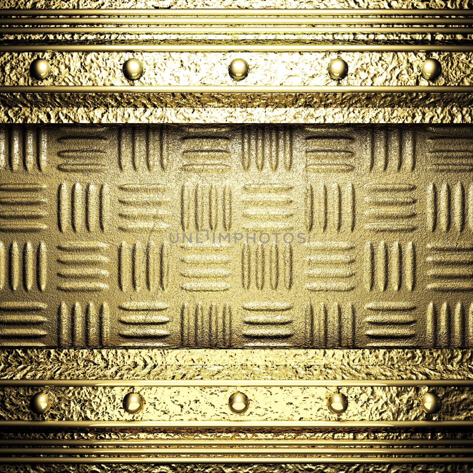 golden background made in 3D