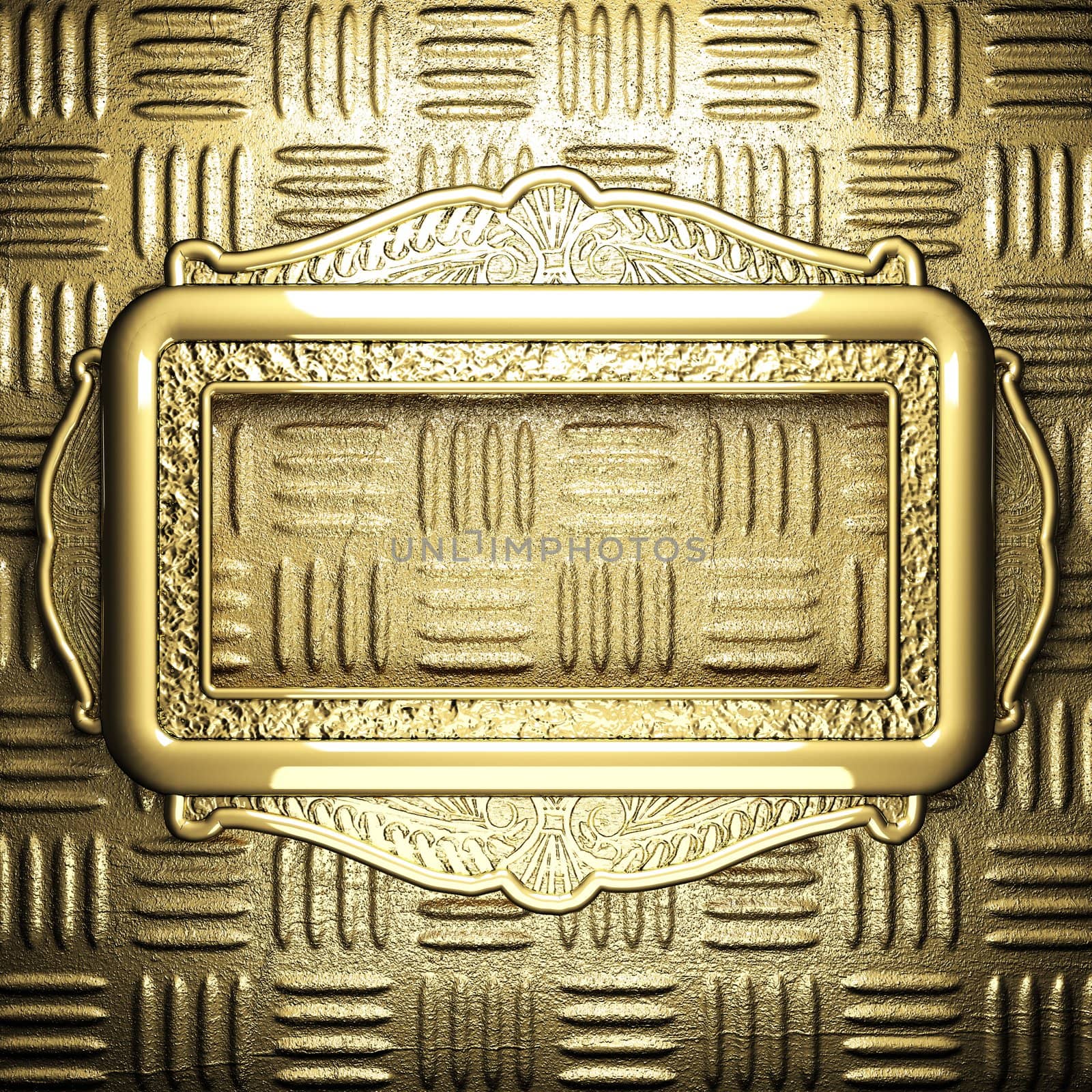 golden background made in 3D