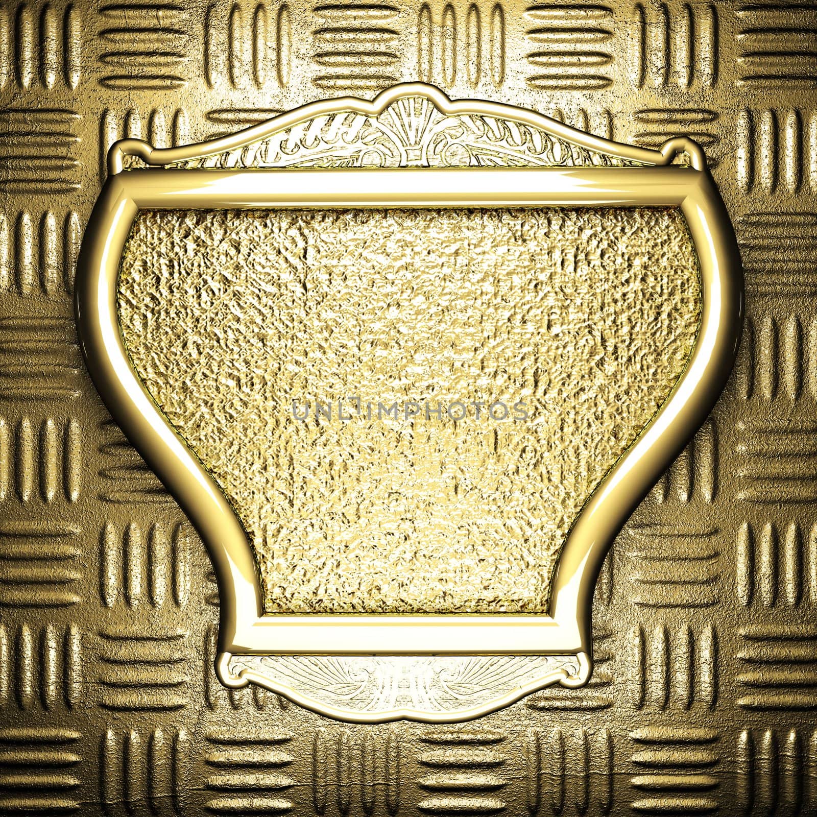golden background made in 3D
