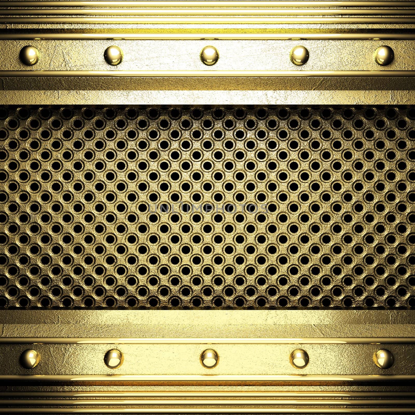 golden background made in 3D