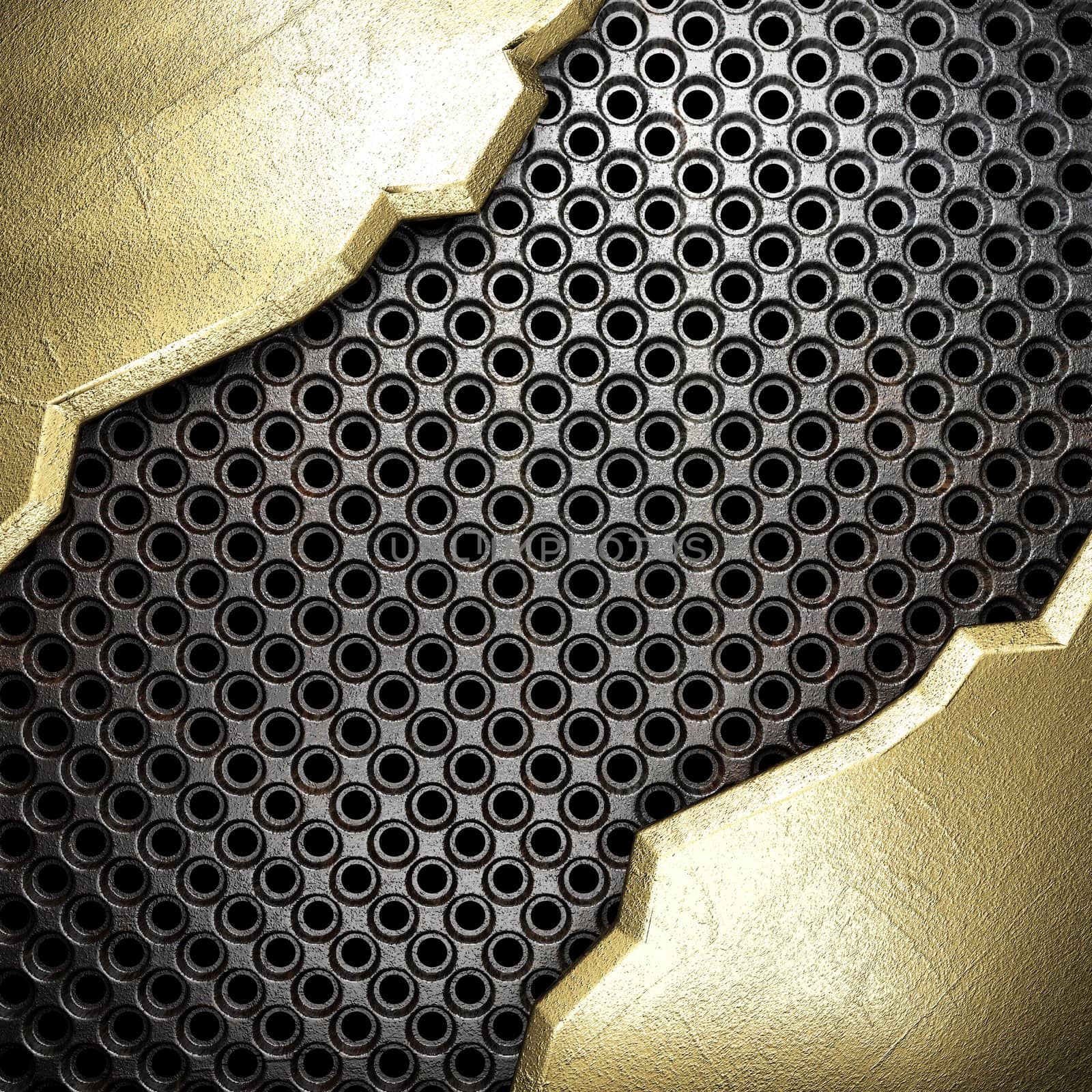 golden background made in 3D