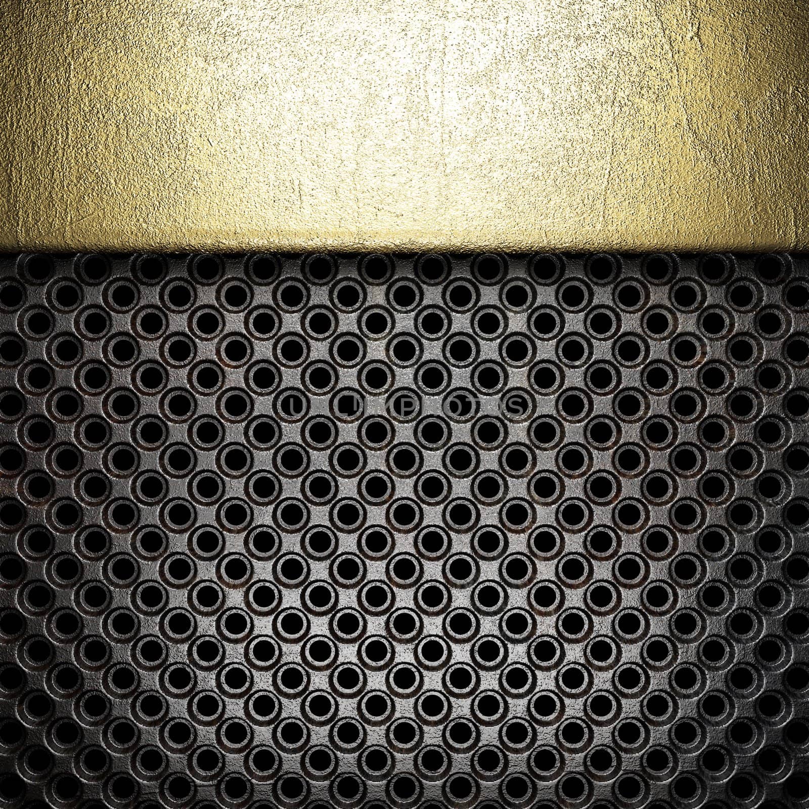 golden background made in 3D