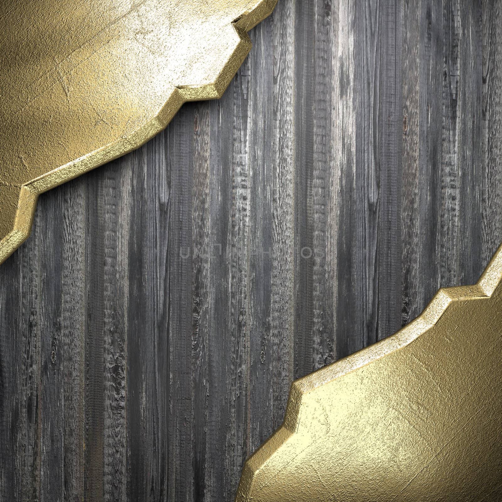 golden background made in 3D