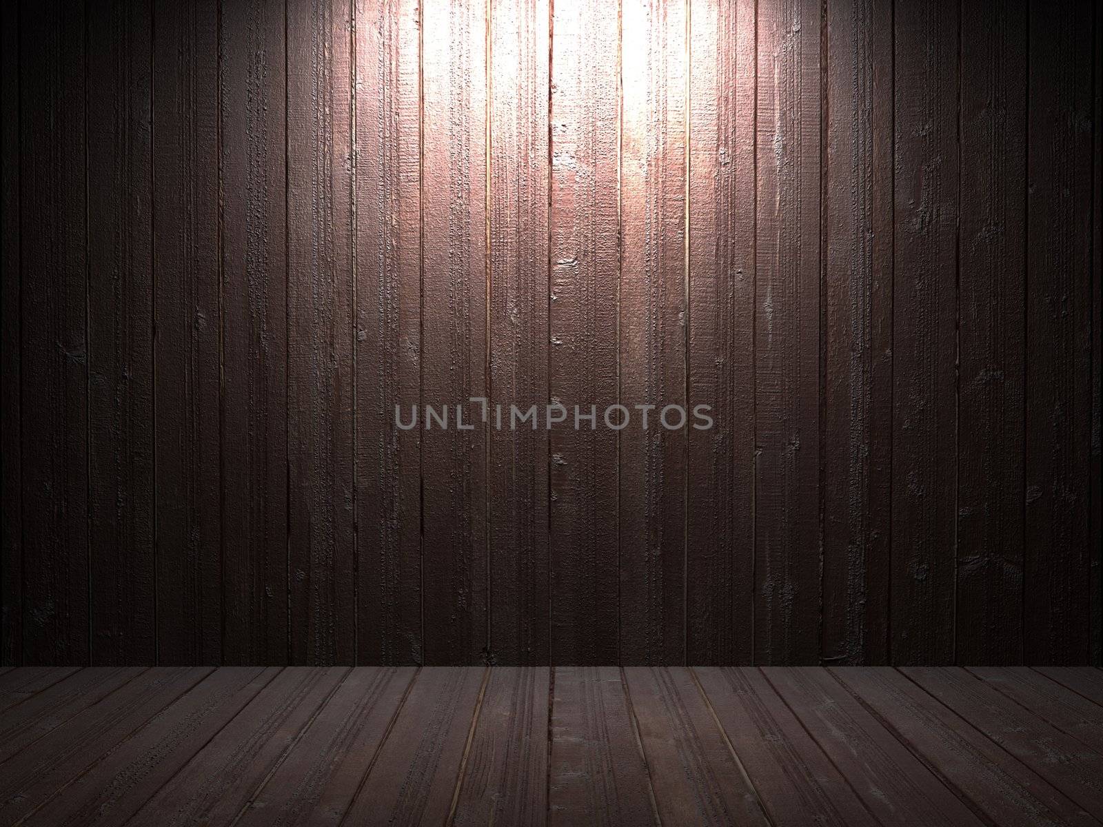 Old wooden wall