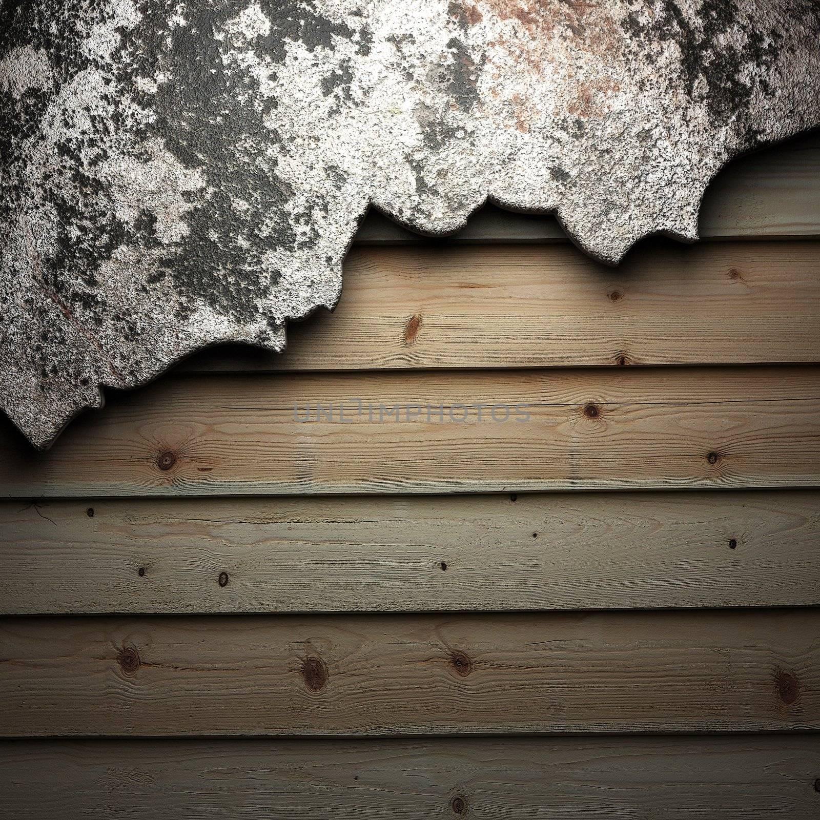stone on the wall