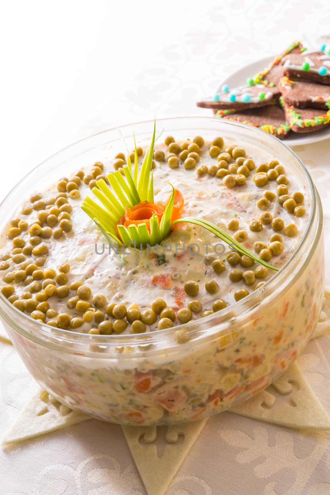 vegetables -  herring salad