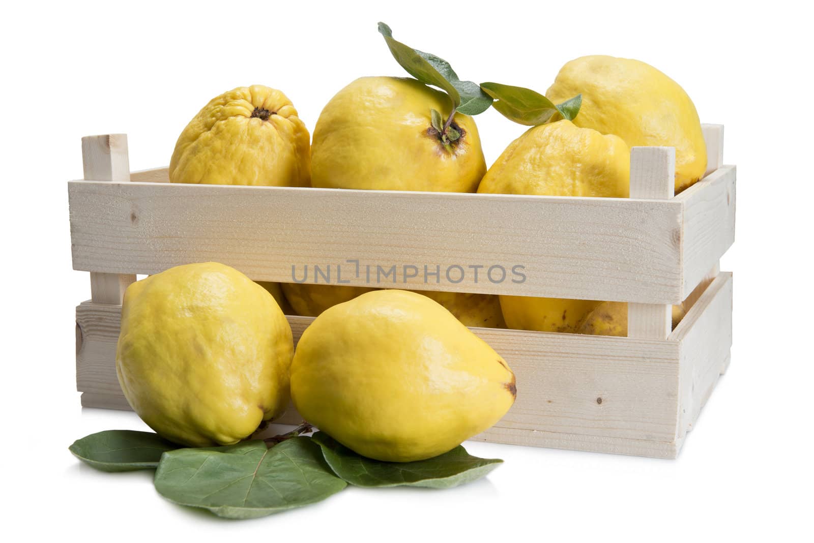 Crate with quinces by angelsimon