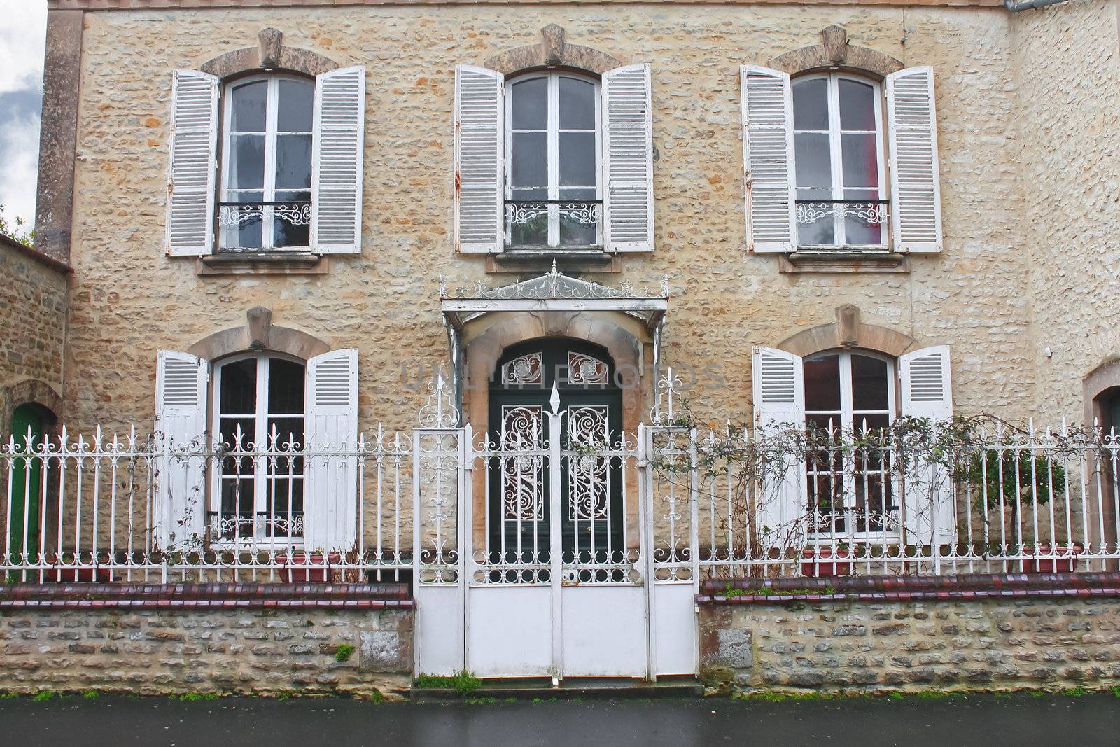 Beautiful old house in Bayeux. Normandy, France