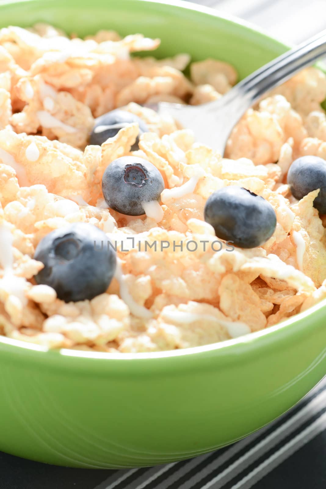 Cereal with Blueberries