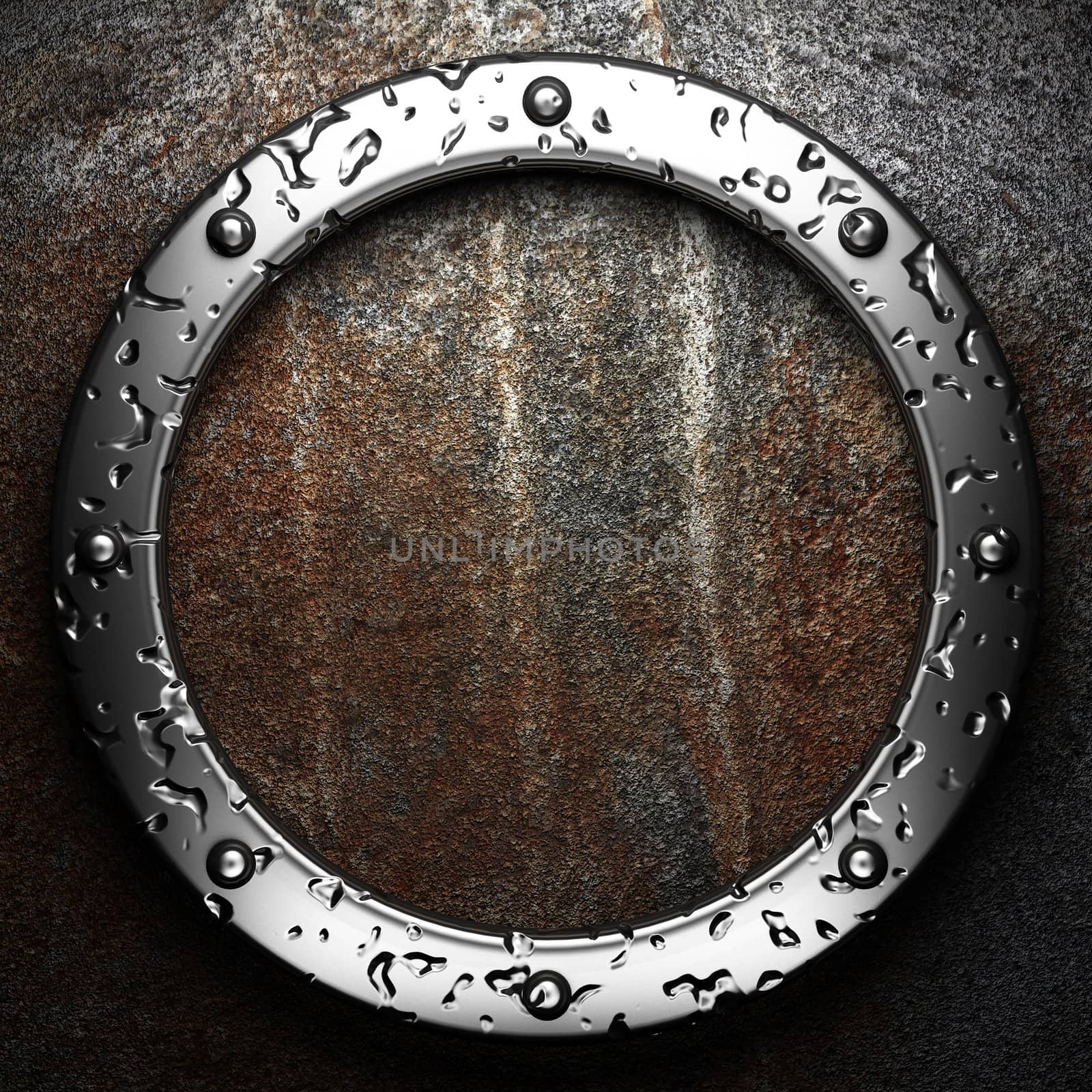 metal on the wall