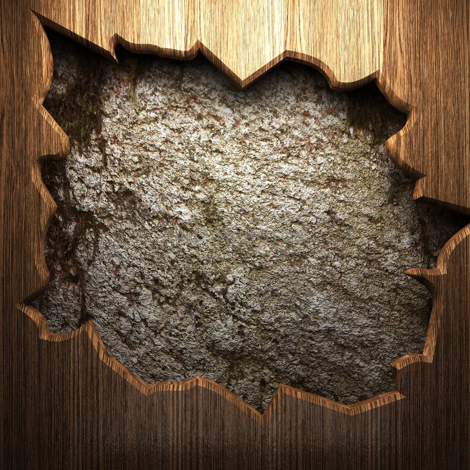wood on the wall