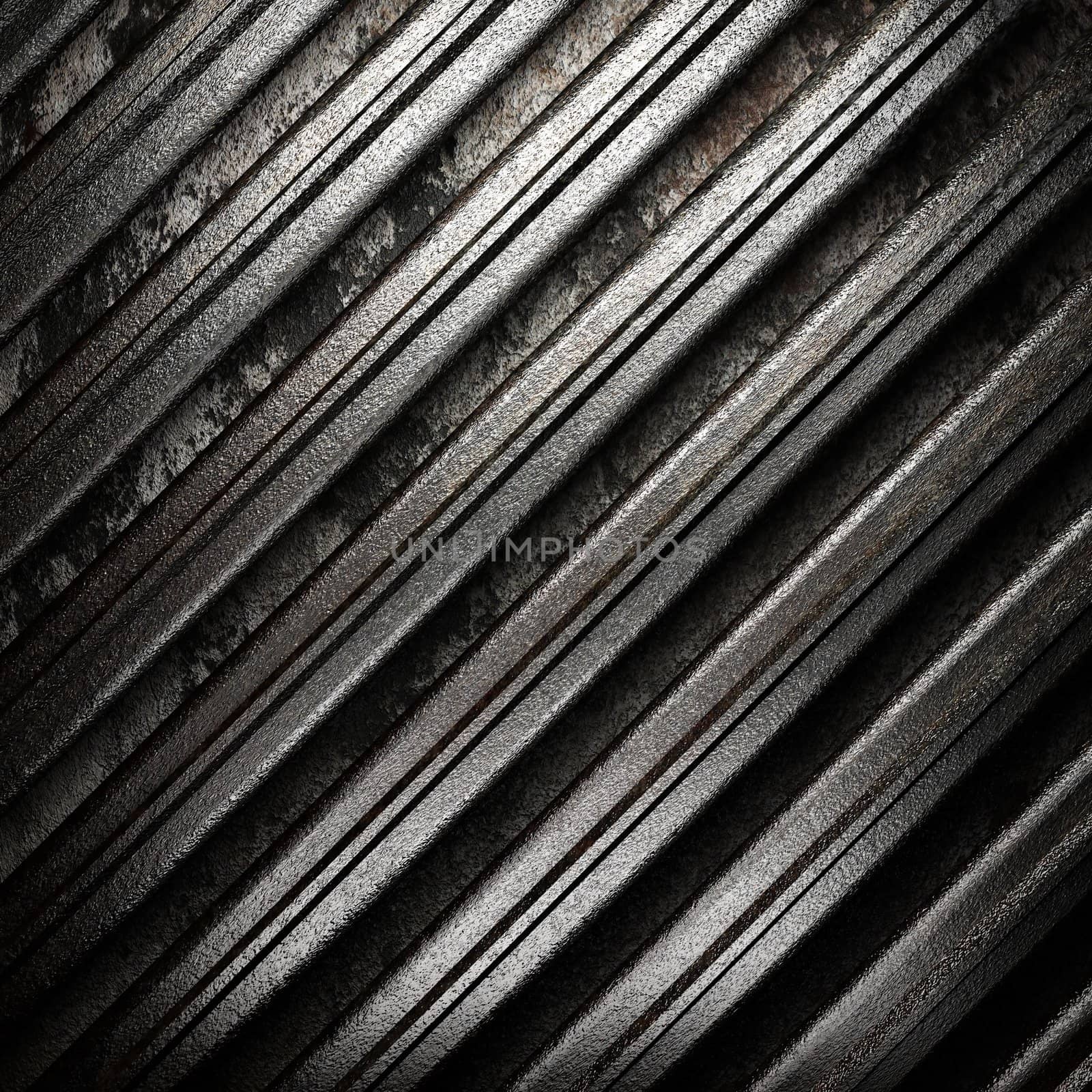 metal on wall