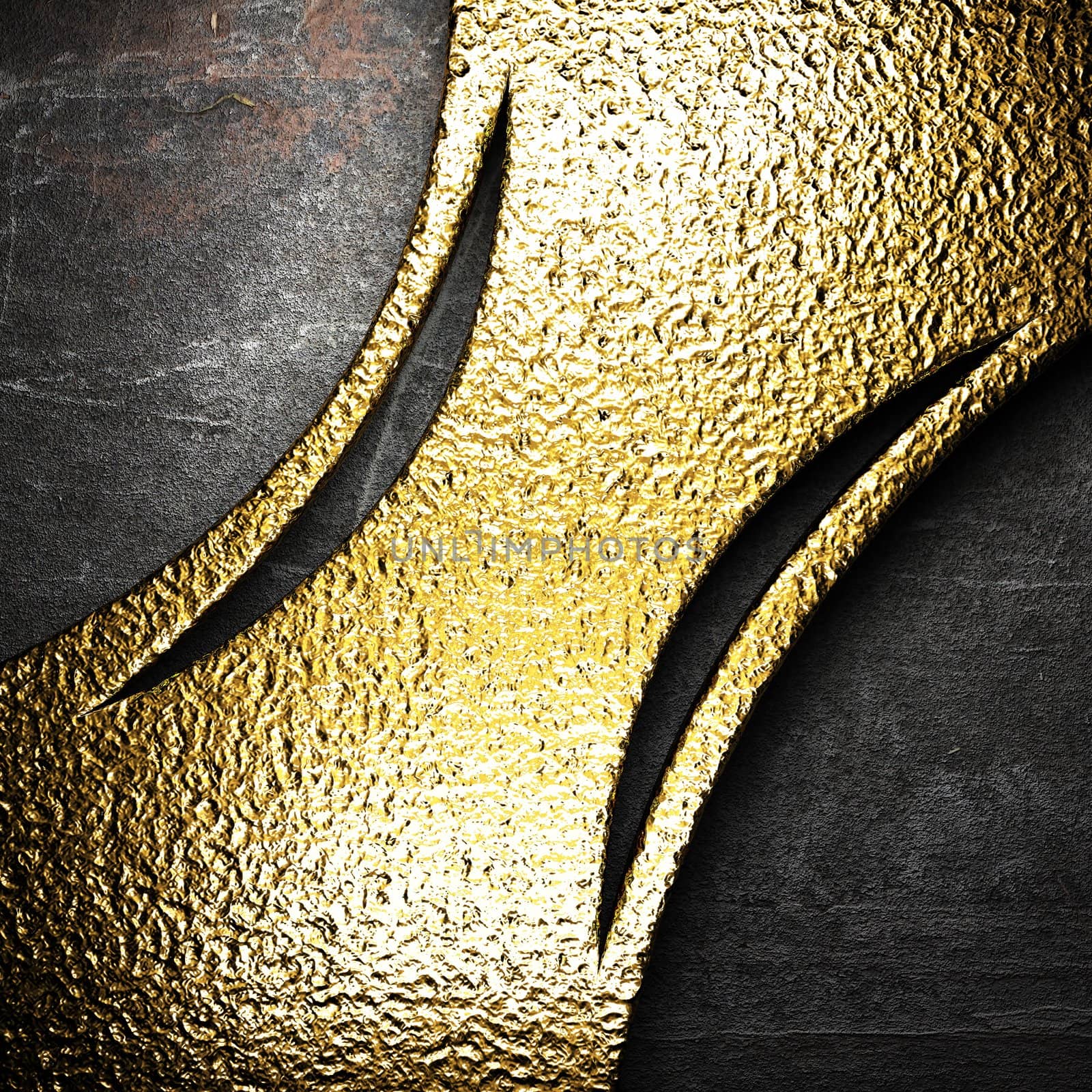 golden background made in 3D