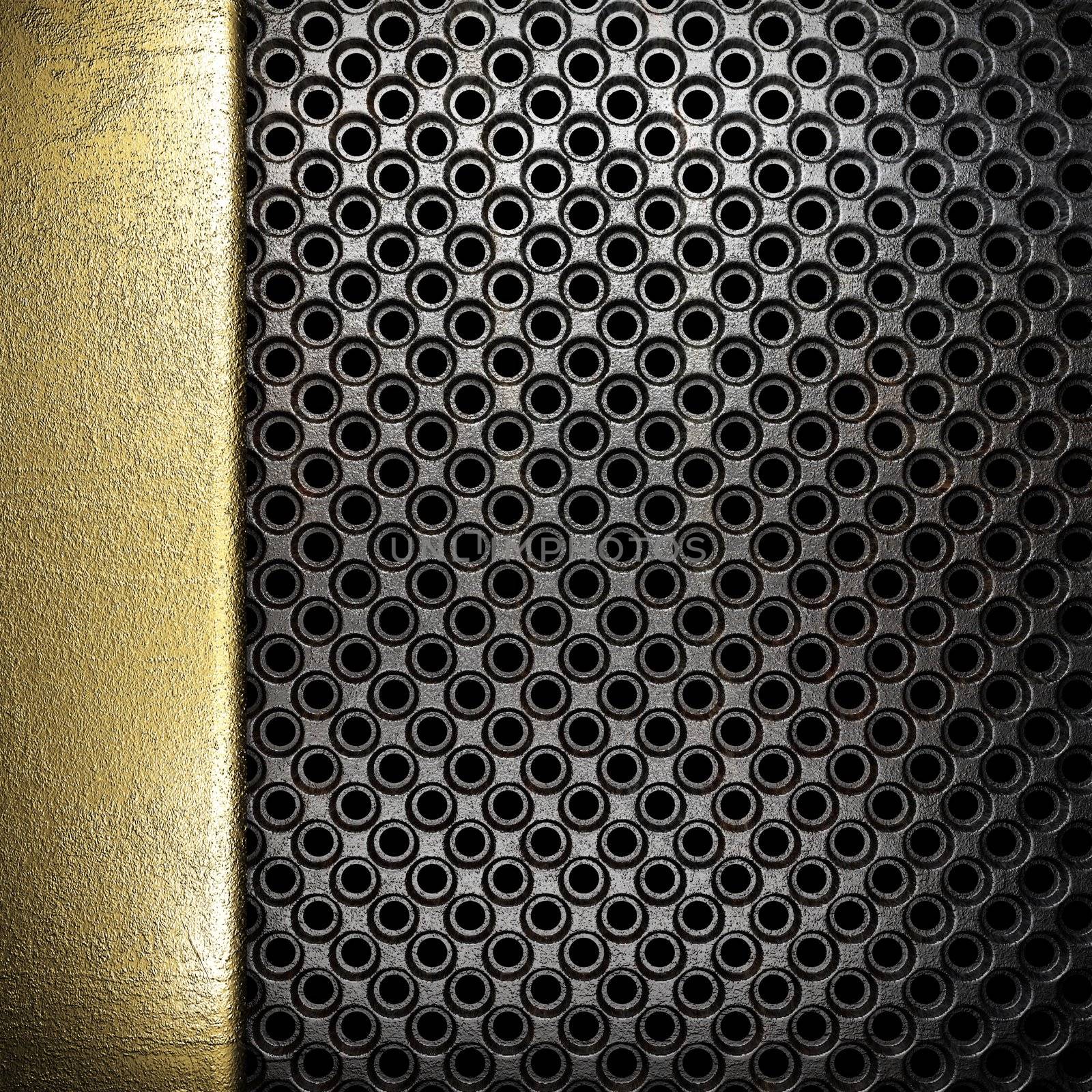 golden background made in 3D