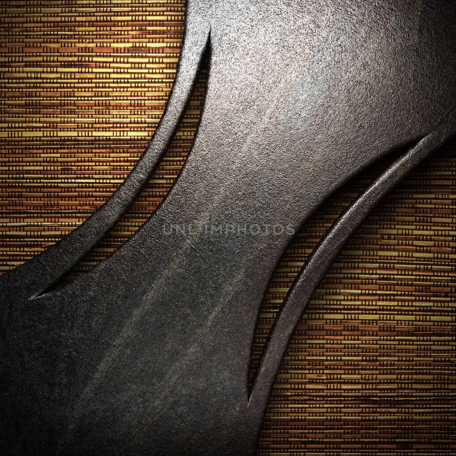 metal on wall made in 3D