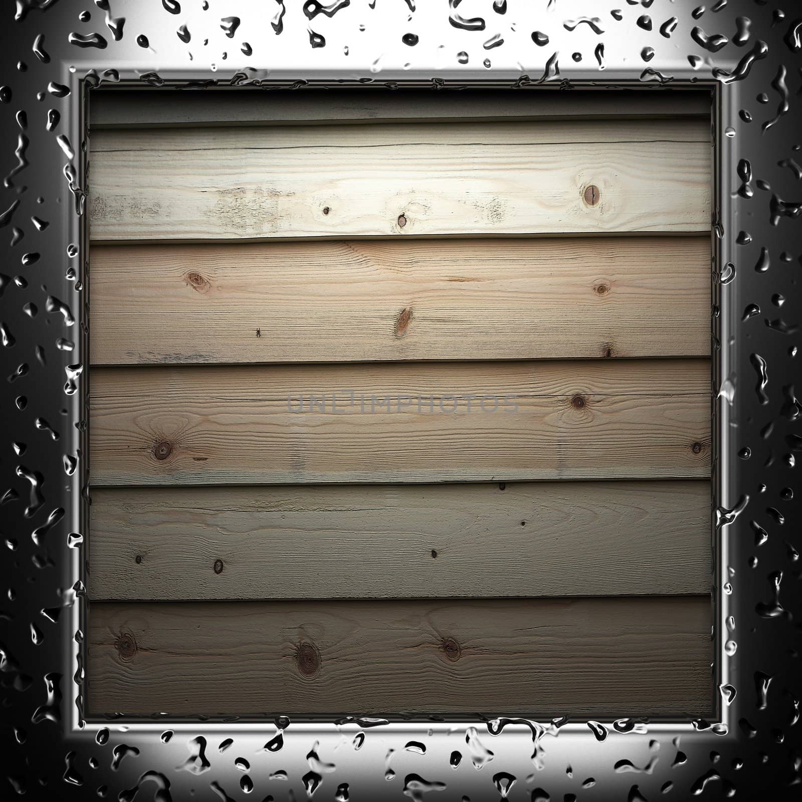 metal on wall made in 3D