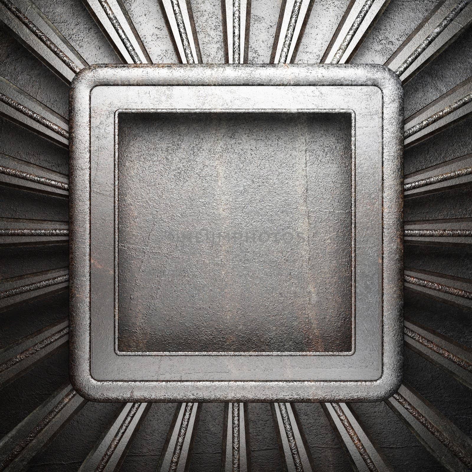 metall background made in 3D