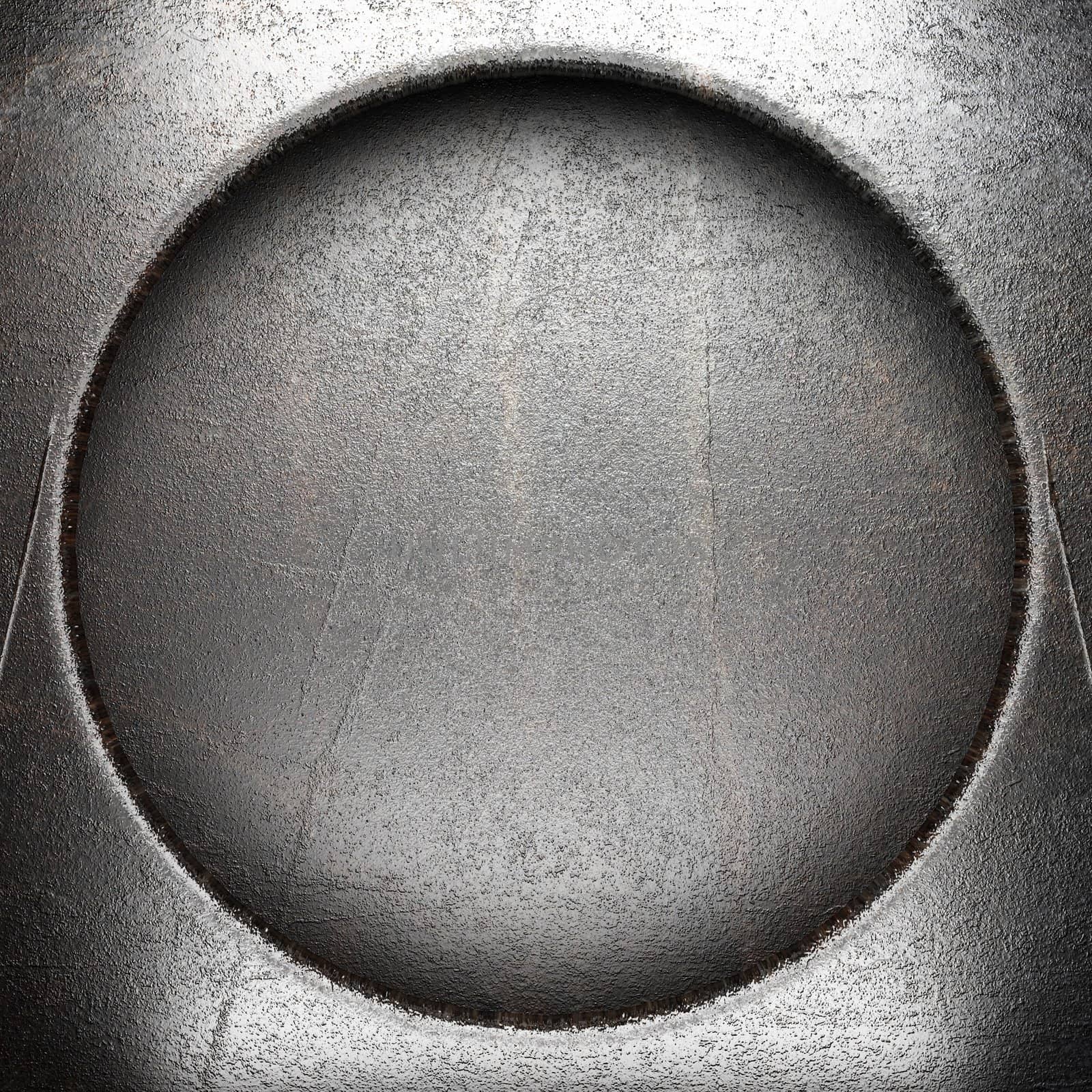 metall background made in 3D