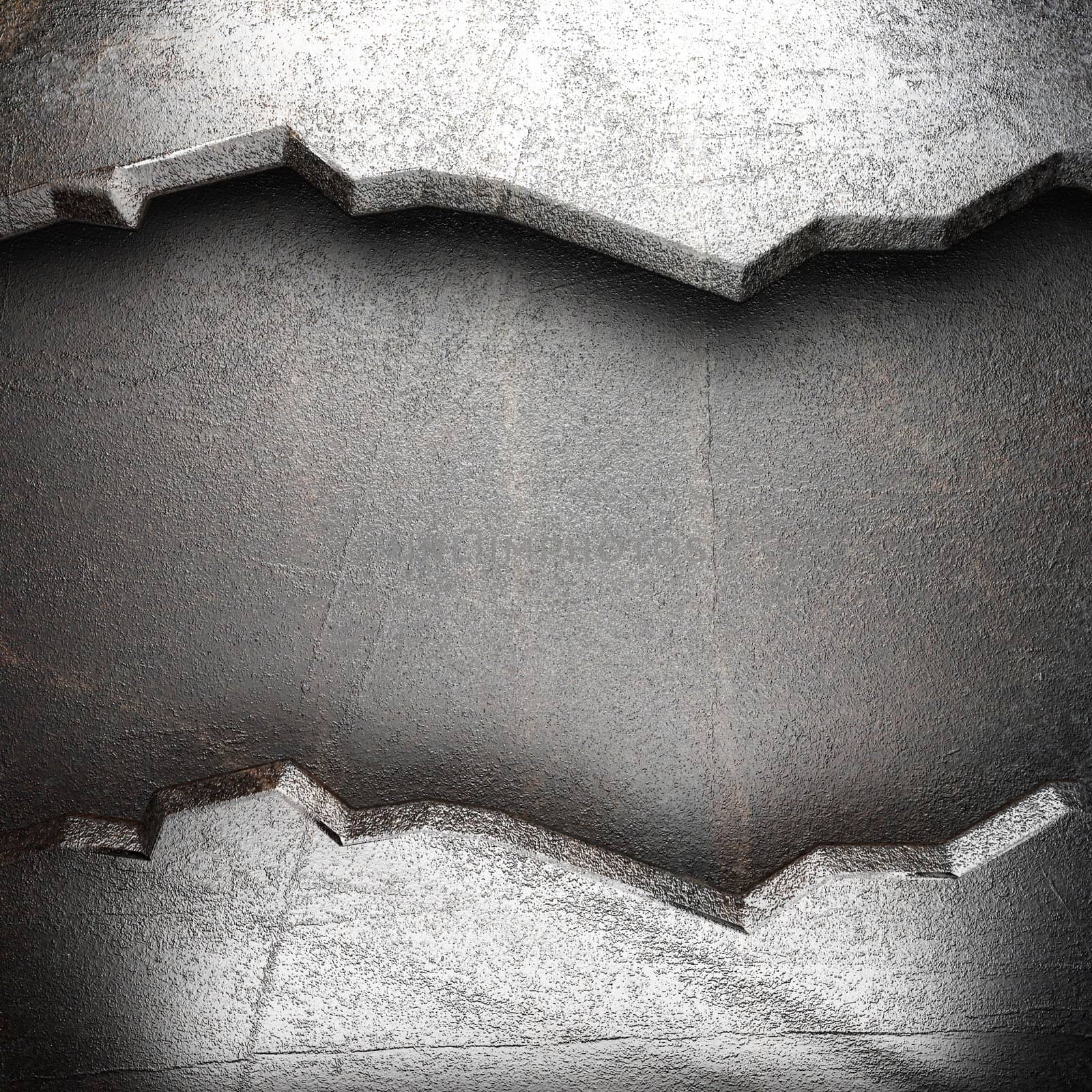 metall background made in 3D