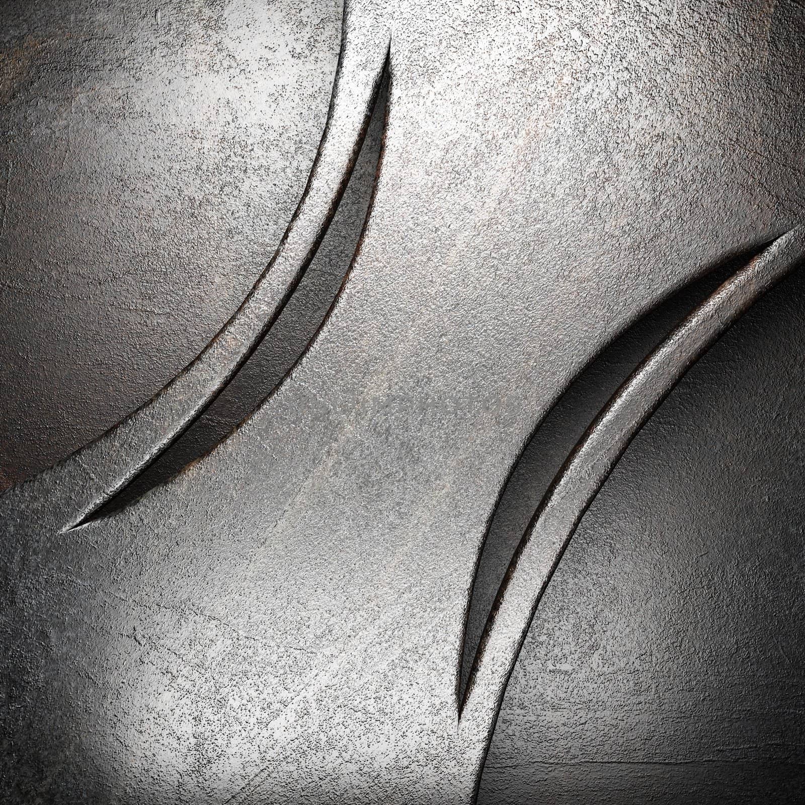 metall background made in 3D