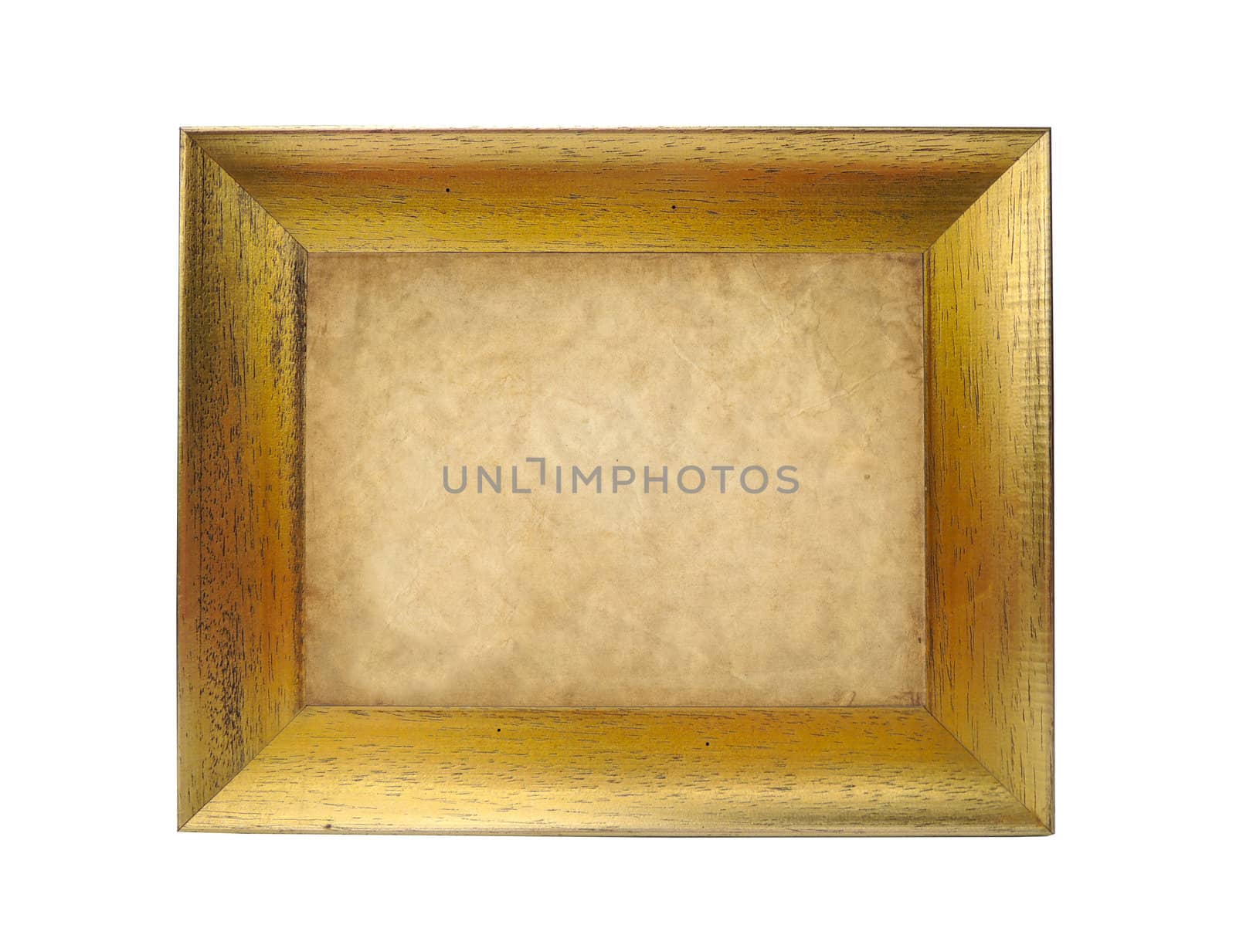 Antique frame isolated on white by MalyDesigner