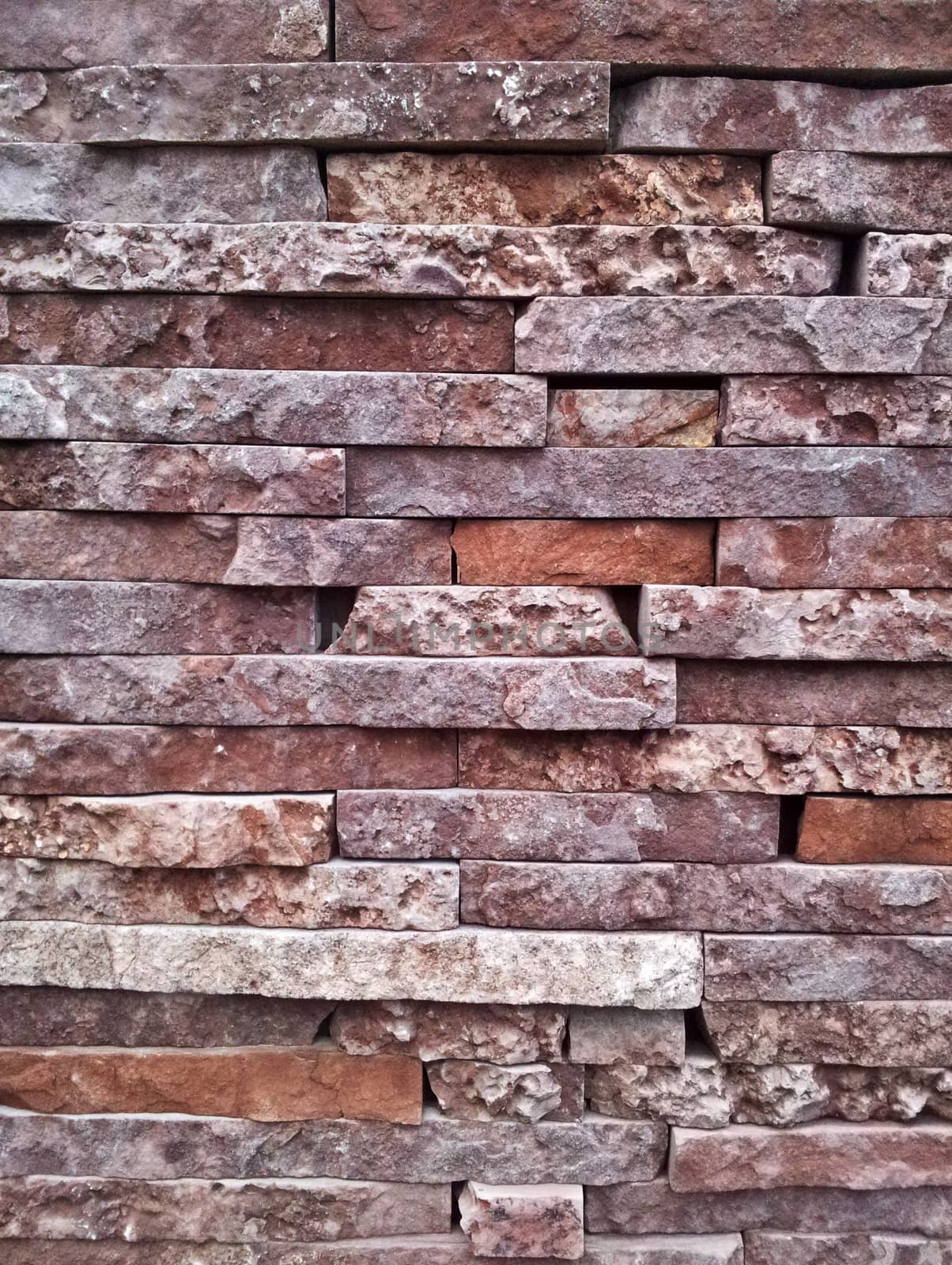 Cut stone wall