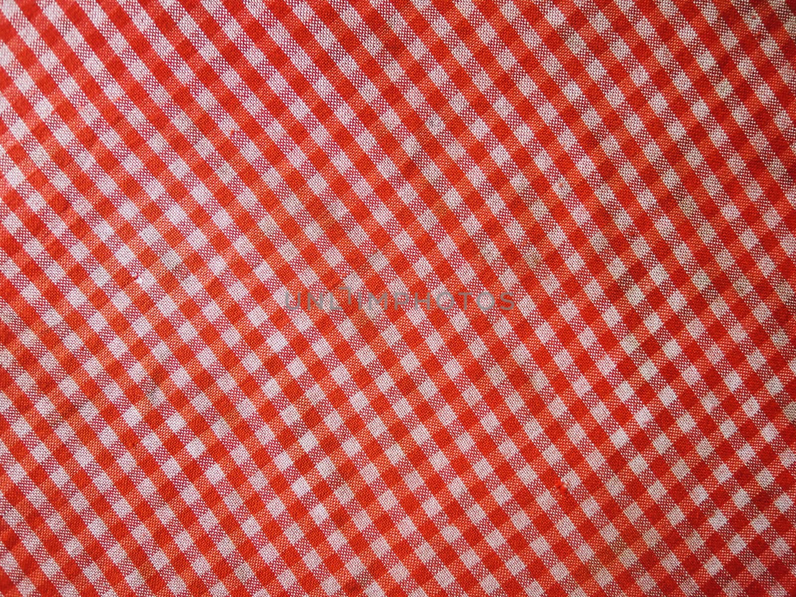 Red picnic cloth