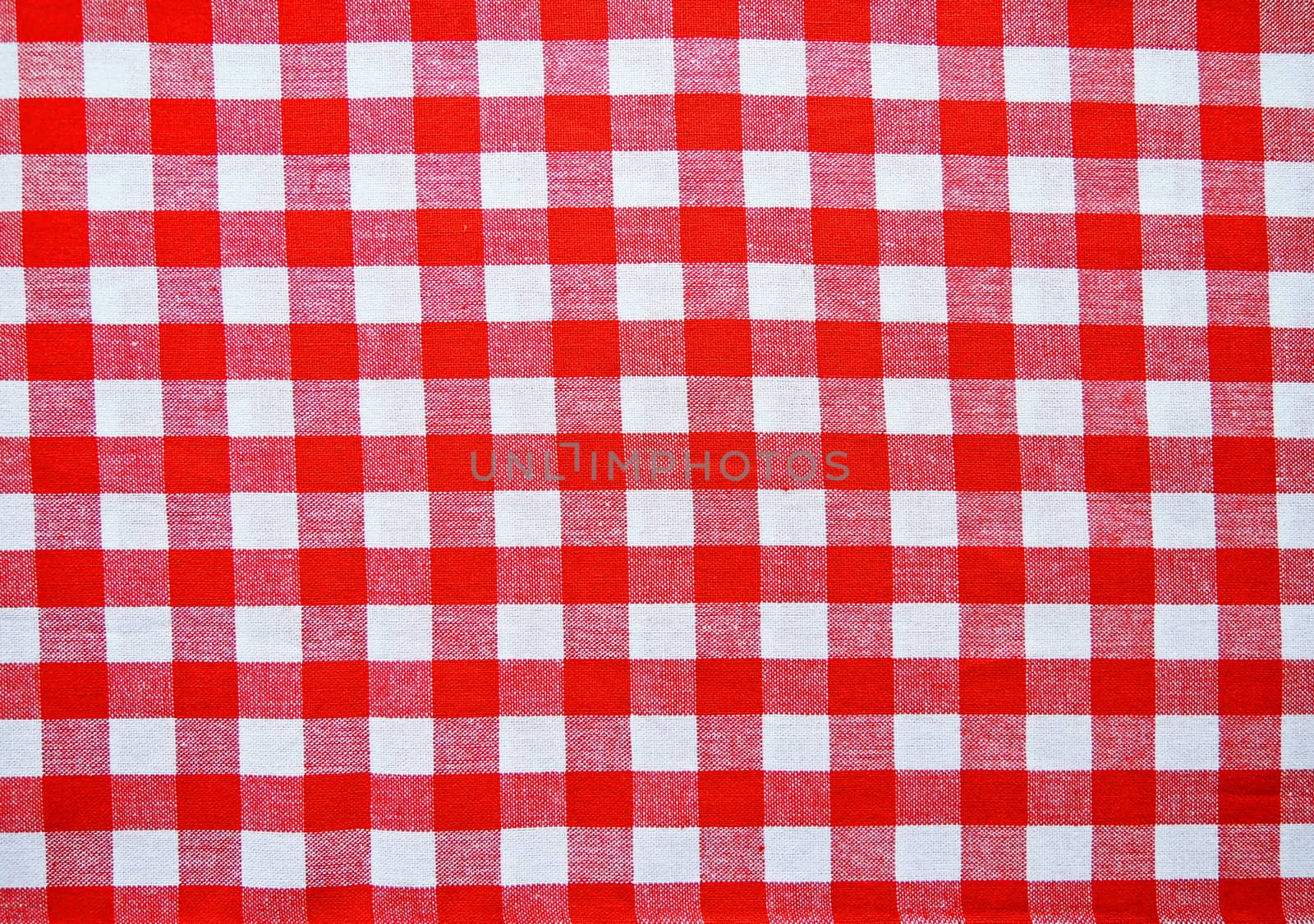 Red picnic cloth 