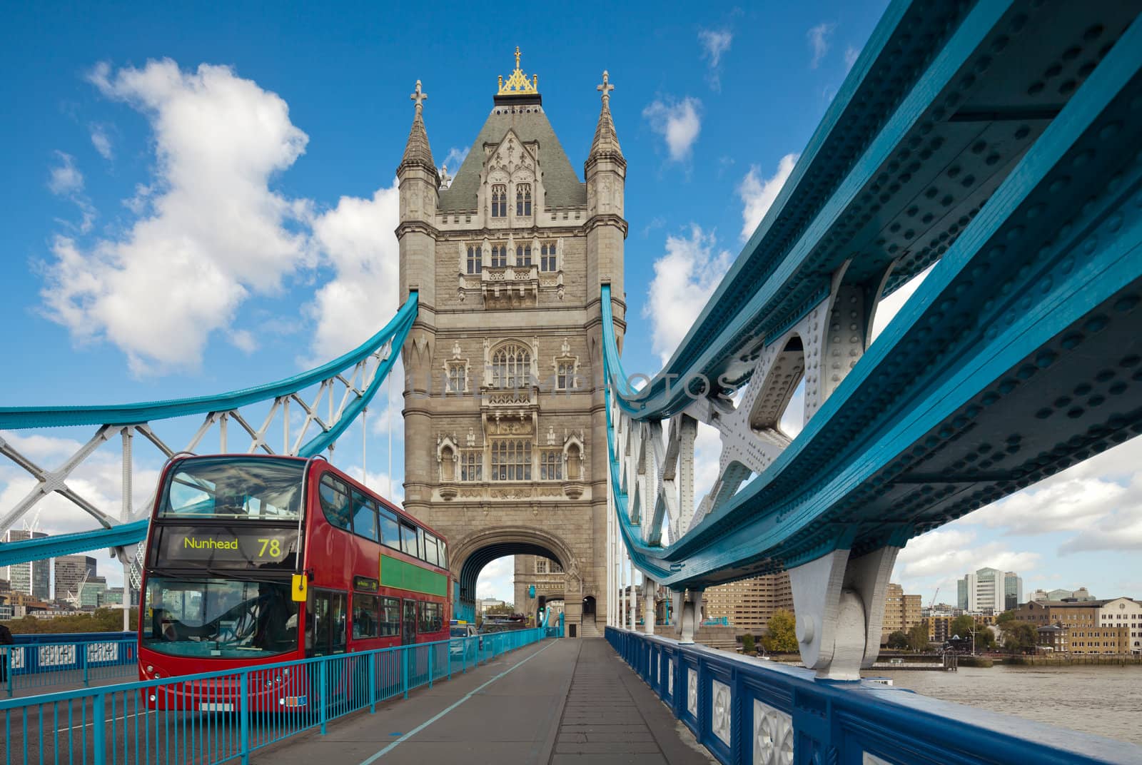 The famous Tower Bridge in London, UK by Antartis