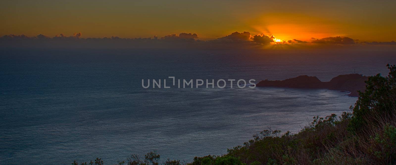 Pacific Ocean Sunset from Golden Gate Park by wolterk