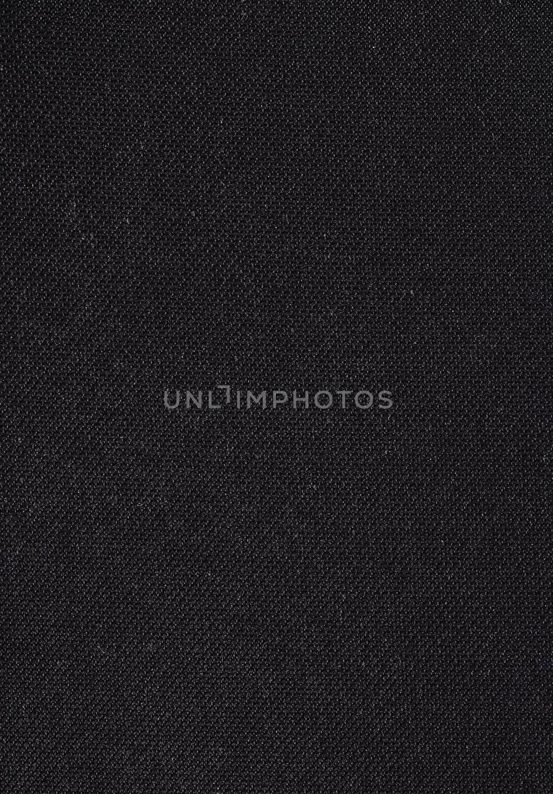 Black fabric texture. Clothes background. Close up