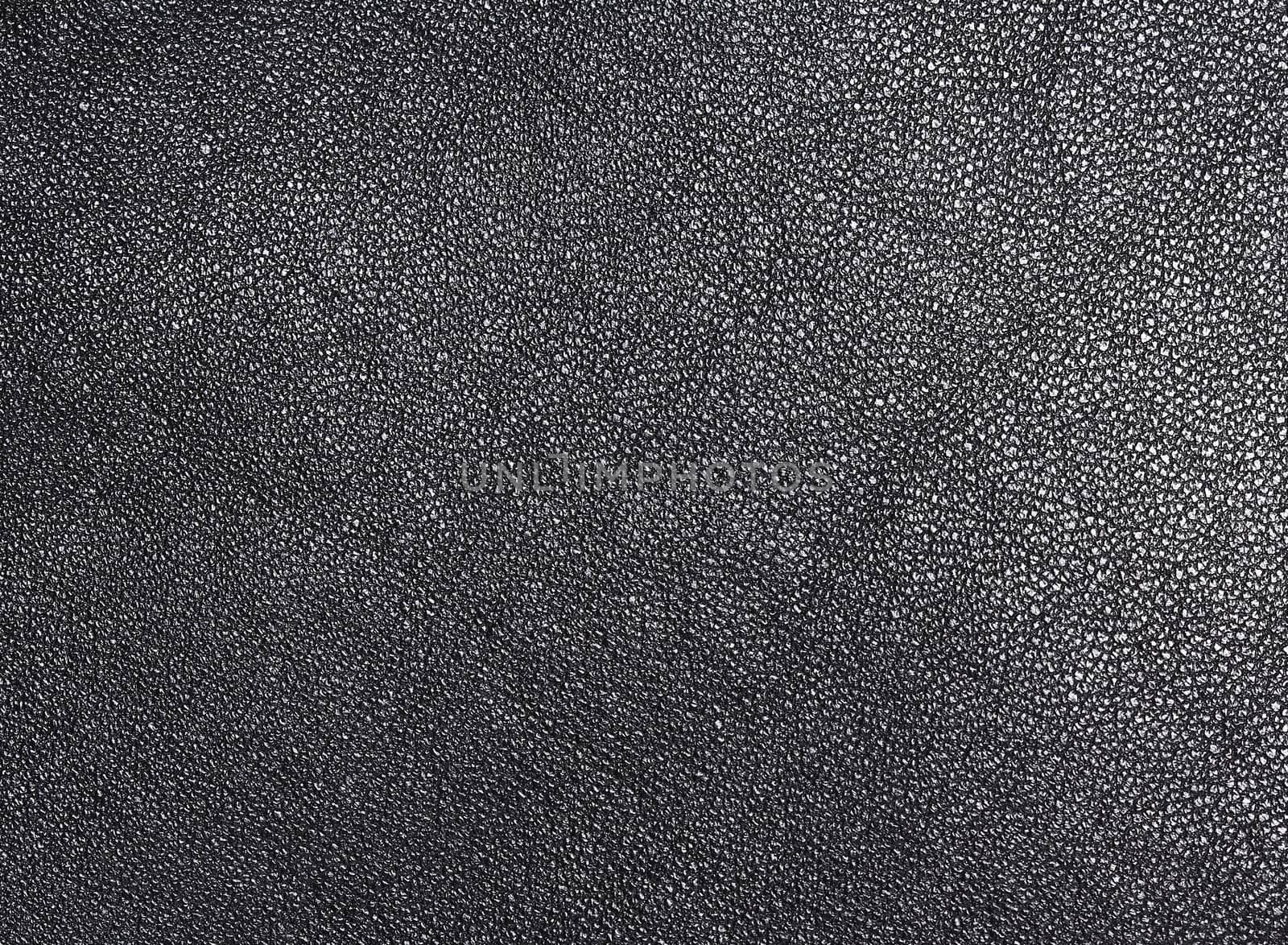 Black leather texture. Clothes background. Close up