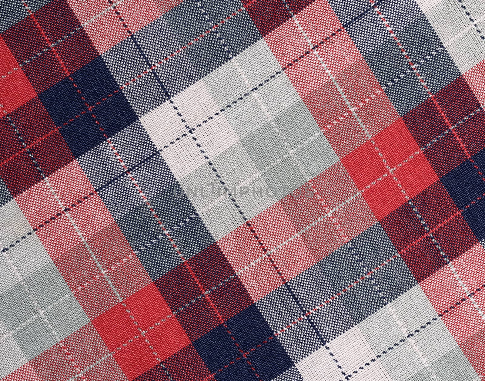 Fabric plaid texture. Cloth background