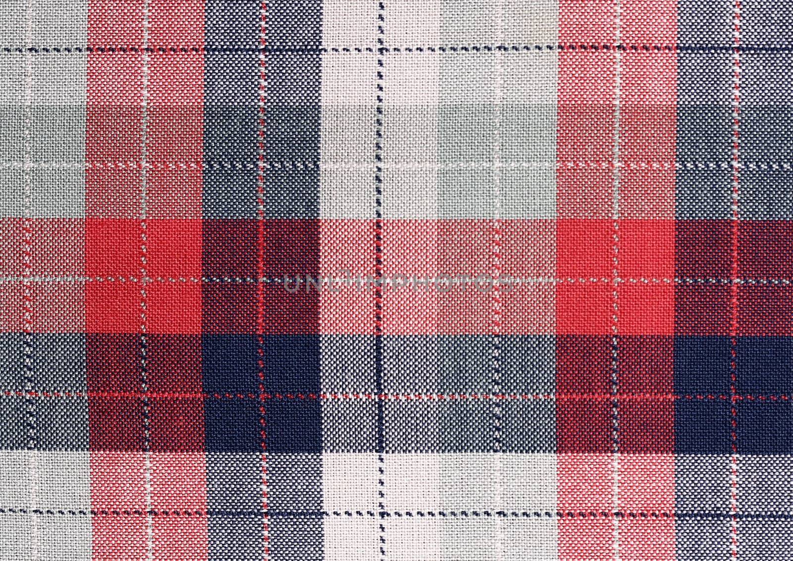 Fabric plaid texture. Cloth background