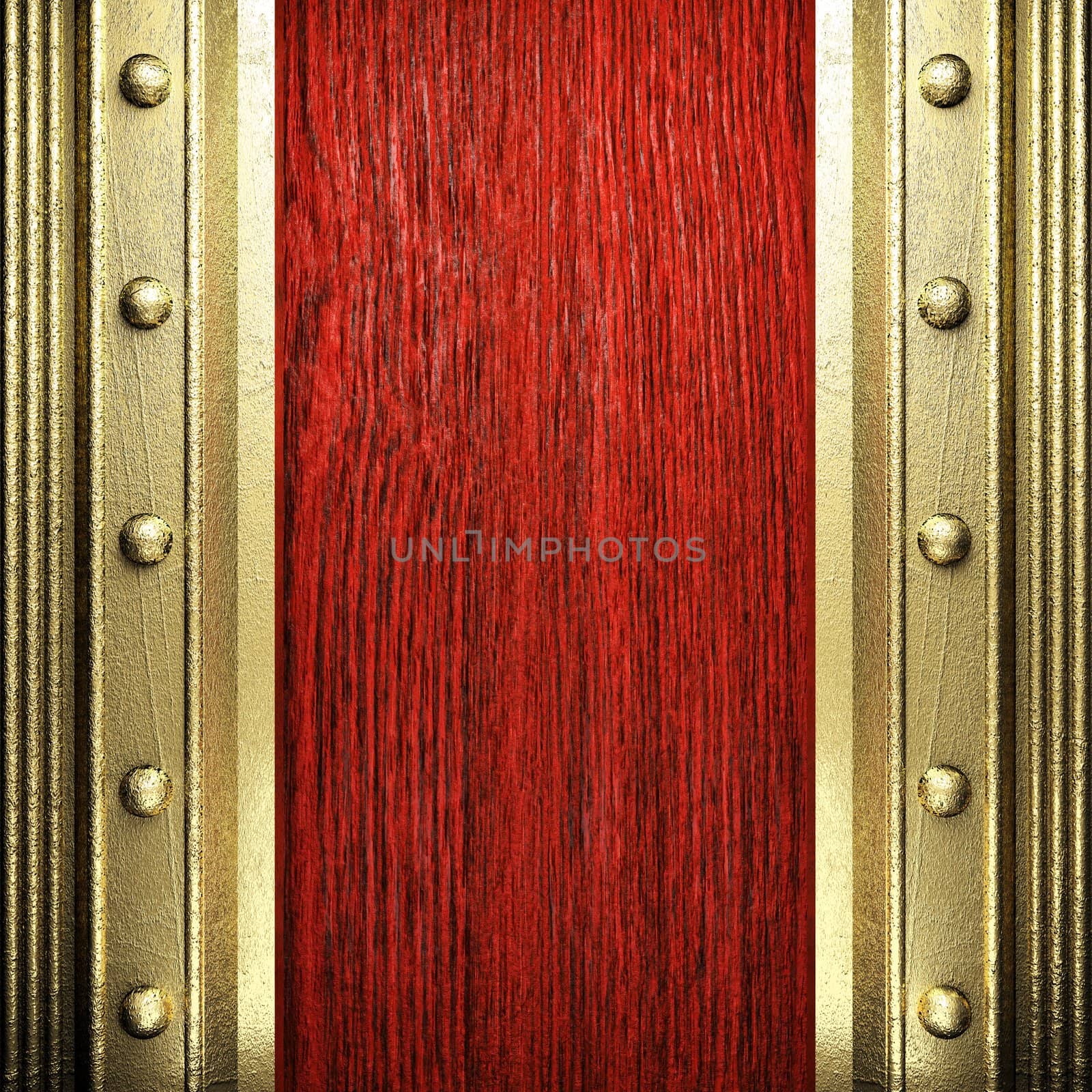 golden background made in 3D
