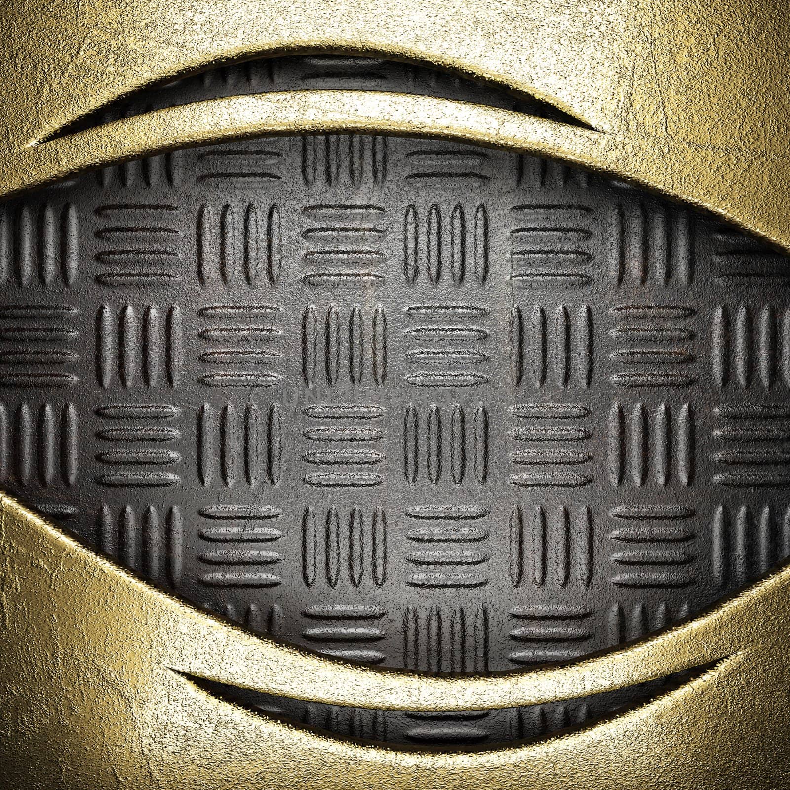 golden background made in 3D