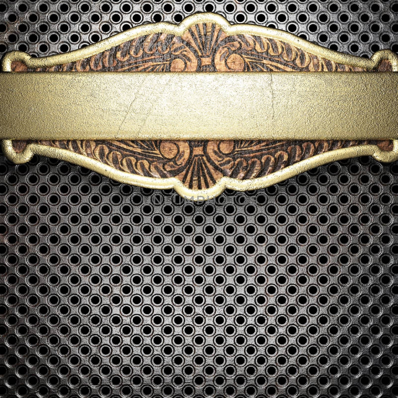 golden background made in 3D