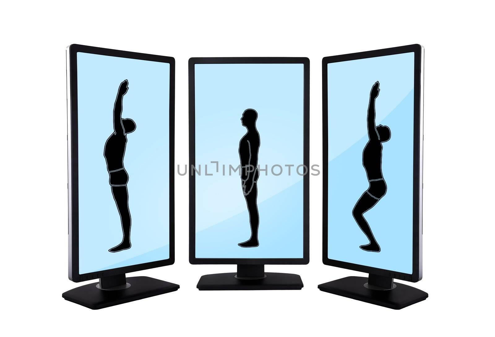 monitor with yoga position by vetkit