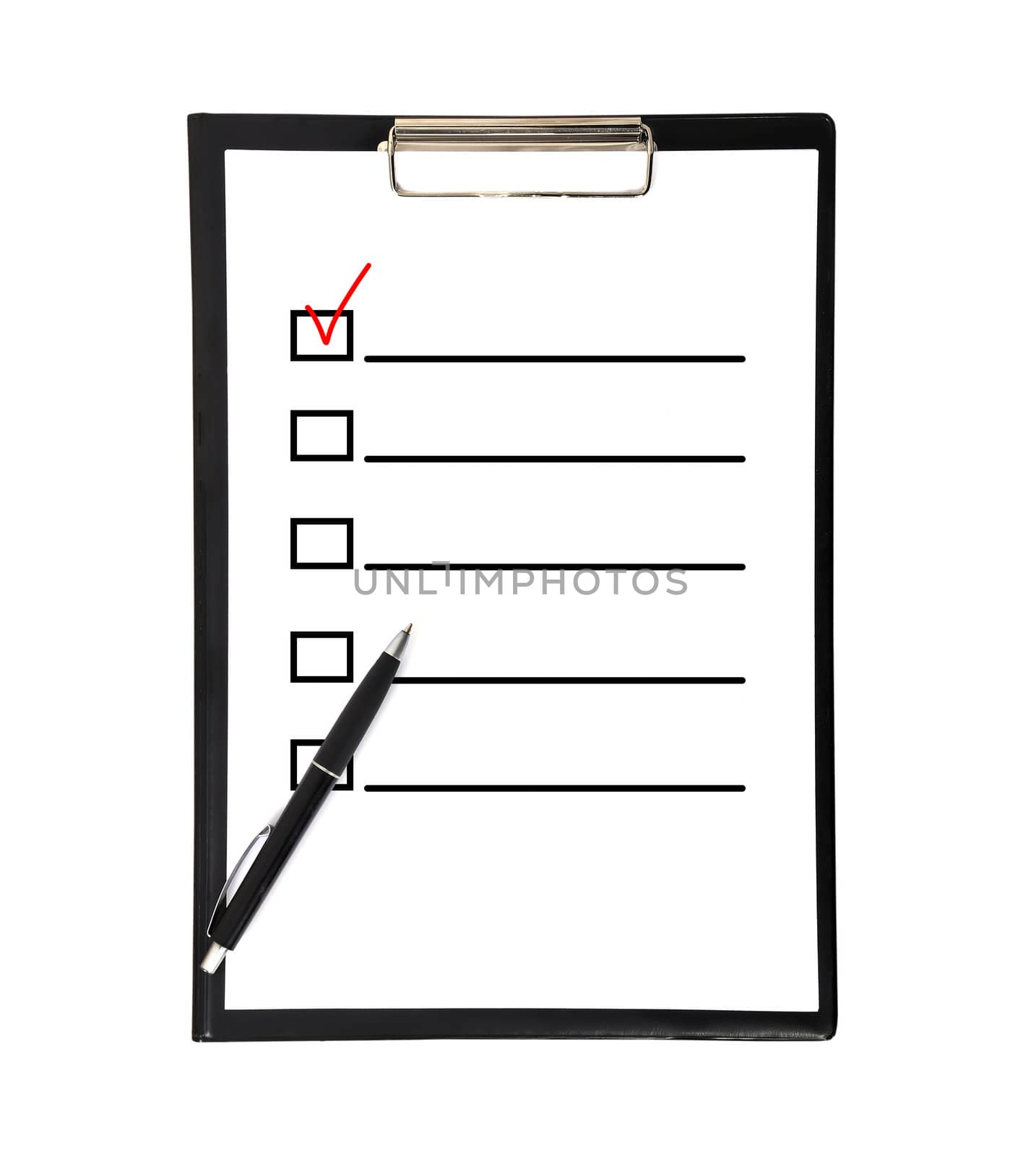 clipboard with checklist by vetkit