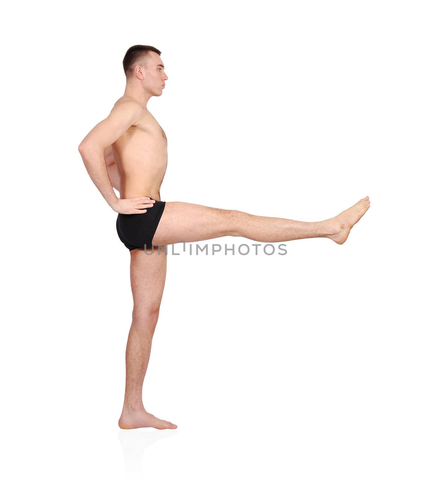 man doing yoga by vetkit