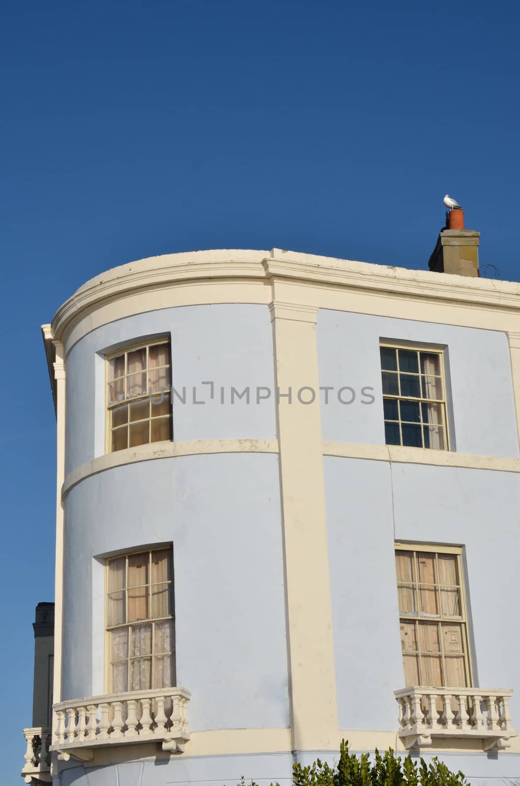 Corner of terraced houses