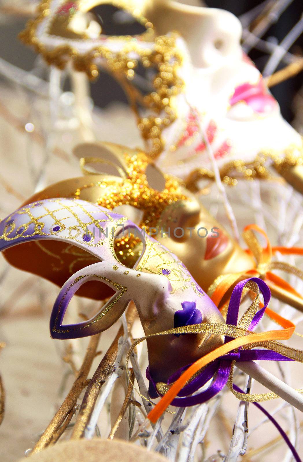 Venetian carnival masks, Venice, Italy        by tanouchka