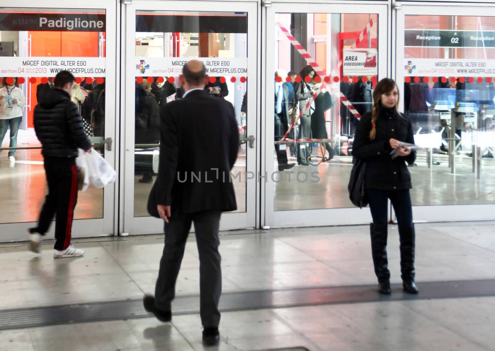 People visit Macef, International Home Show in Milano, Italy.