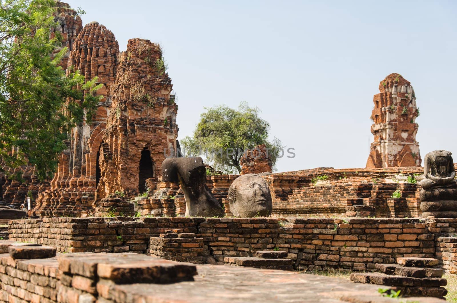 Buddha  at Ayutthaya, Thailand. by aoo3771