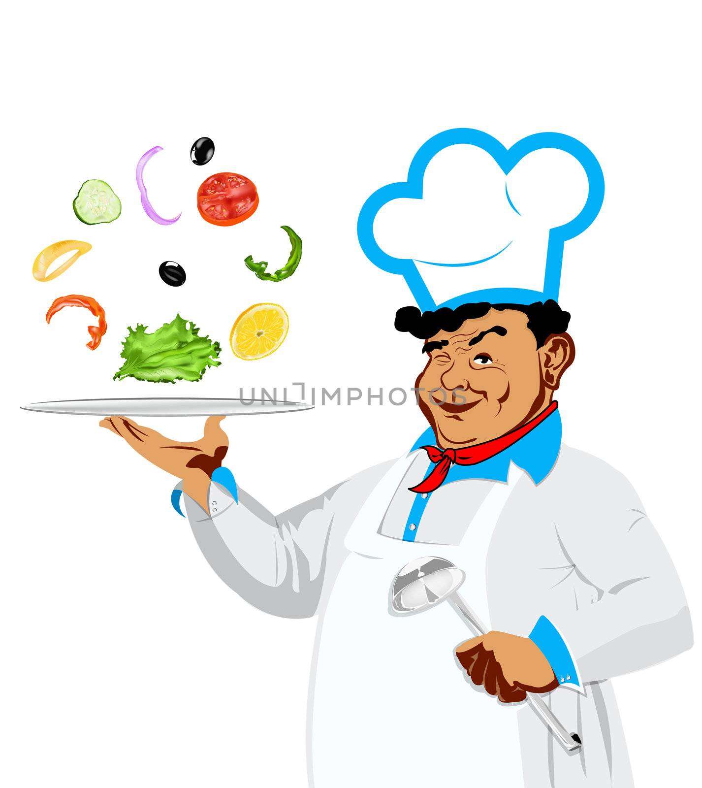 Funny happy Chef by sergey150770SV