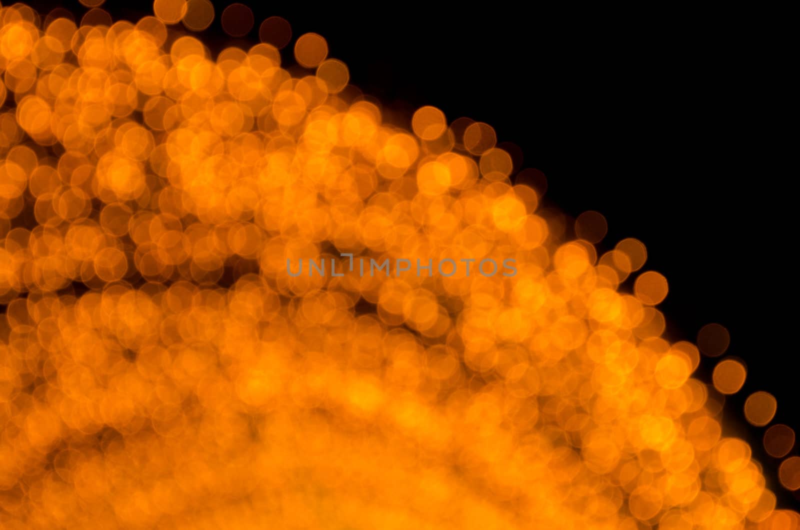 Defocused golden lights background photo