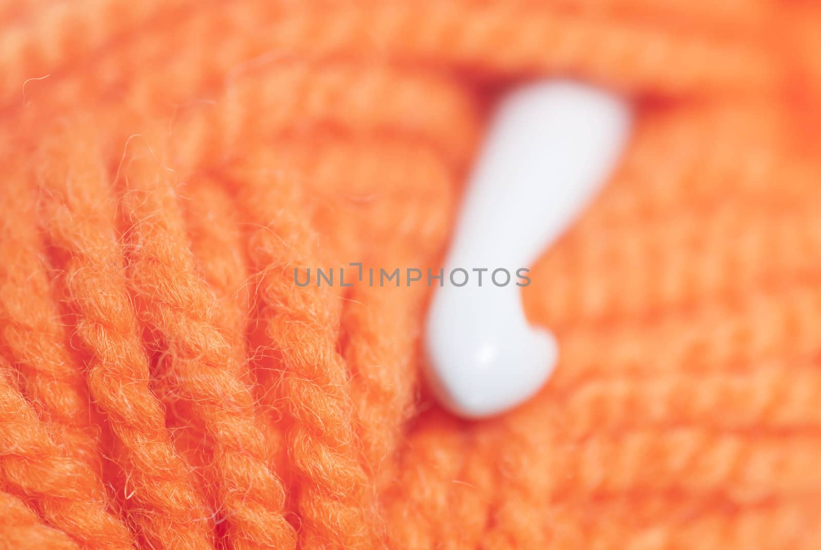 Orange wool for knitting/Crochet.