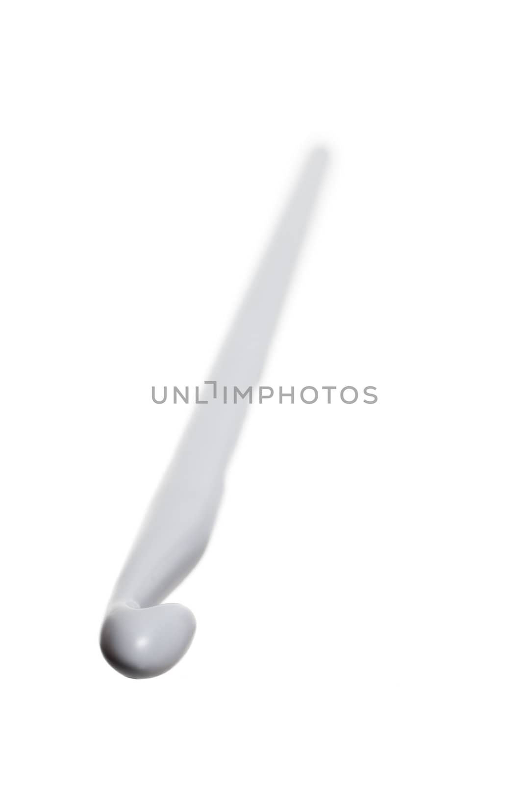 Crochet Hook on White Background.