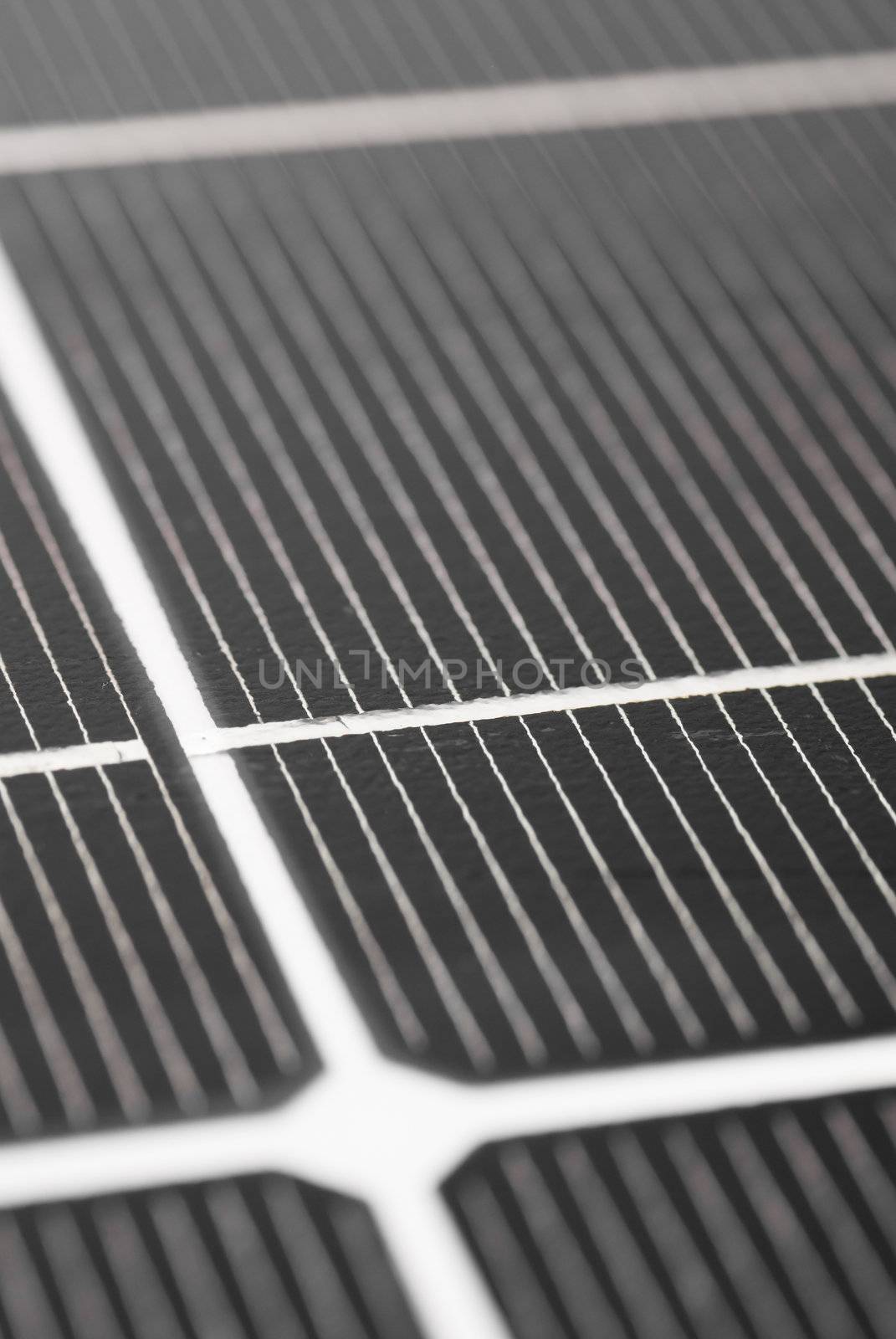 Macro image of Photovoltaic solar panel.