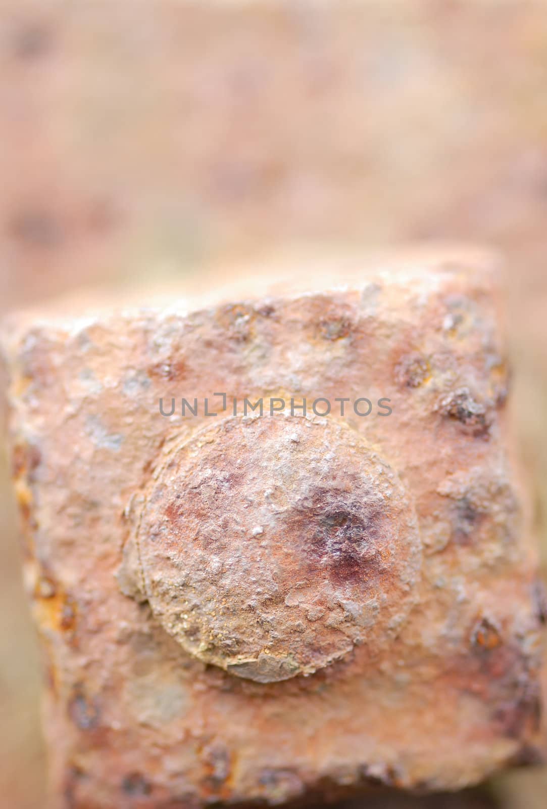 Macro image of rust texture.